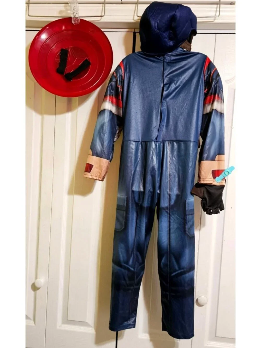 Disney Store Captain America Costume Boys 5-6 Marvel Avengers Shield - Picture 5 of 14
